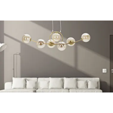 LAMPADARIO JAPAN 7 ŚWIATEŁ 115X36X116 cm